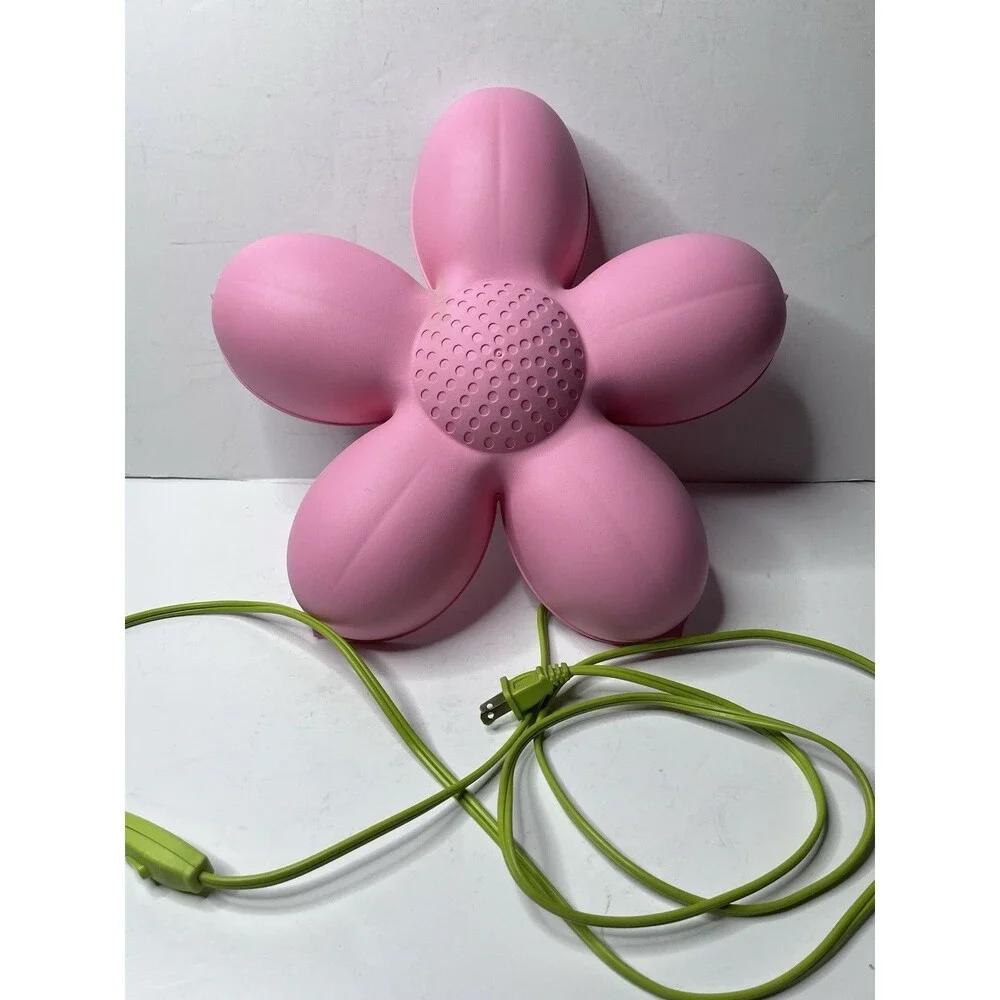 VTG IKEA Smila Blomma Flower Daisy Wall Hanging Sconce Light Lamp Pink 14